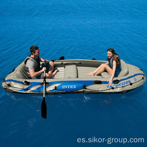 Intex 68324 /68325 Excursión 4 -5 Boat Juego de botes Inflable Kayak Water Sport Boat de pesca Barco